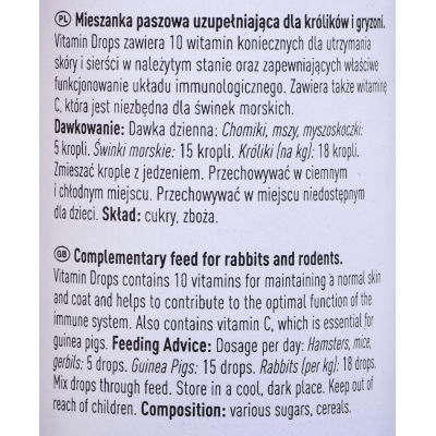Beaphar Witaminy + wit C dla królików i gryzoni 50ml, DLZBEPHIP0093