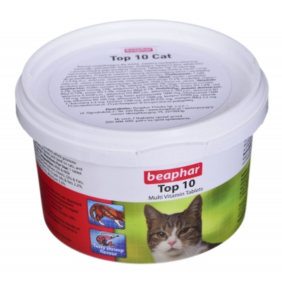 Beaphar tabletki multiwitaminowe z tauryną dla kotów 180tab., DLZBEPHIP0101