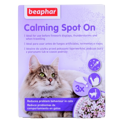 Beapha no stress spot Krople na uspokojenie wyciszenie dla kota 3x0,4ml, DLZBEPHIP0104