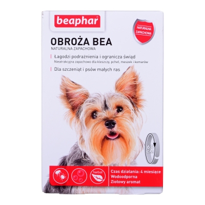 Beaphar obroża ochronna na kleszcze pchły dla psa rozm.S, DLZBEPSMY0003