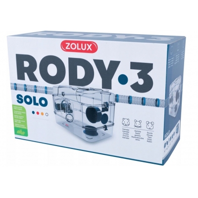 ZOLUX Rody3 Solo - klatka dla małych gryzoni - niebieski, DLZZOUKLA0027