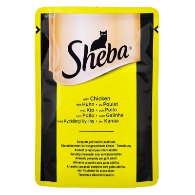 Sheba Selection Drobiowe Smaki w sosie 80x85g, DLKSHBKAM0002