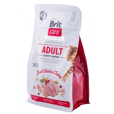 Brit Care Cat ADULT Grain-Free Activity Support 400g, DLKRITKAS0015